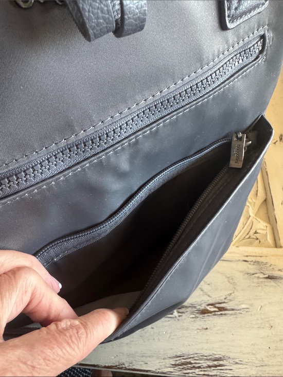 NWOT Baggallini Soho Gray Backpack Travel Vacation laptop diaper bag carry on main image 14